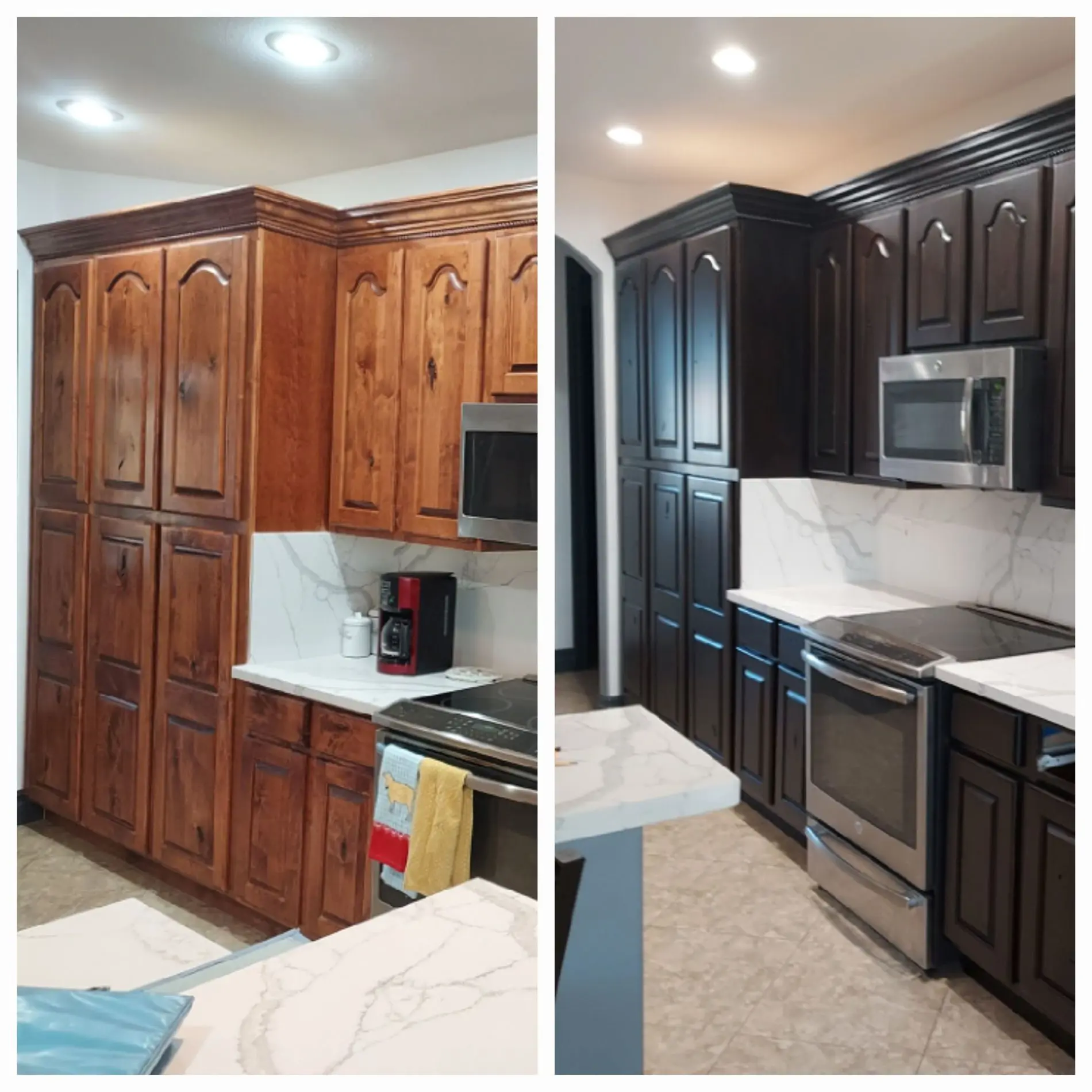 Cabinet staining service